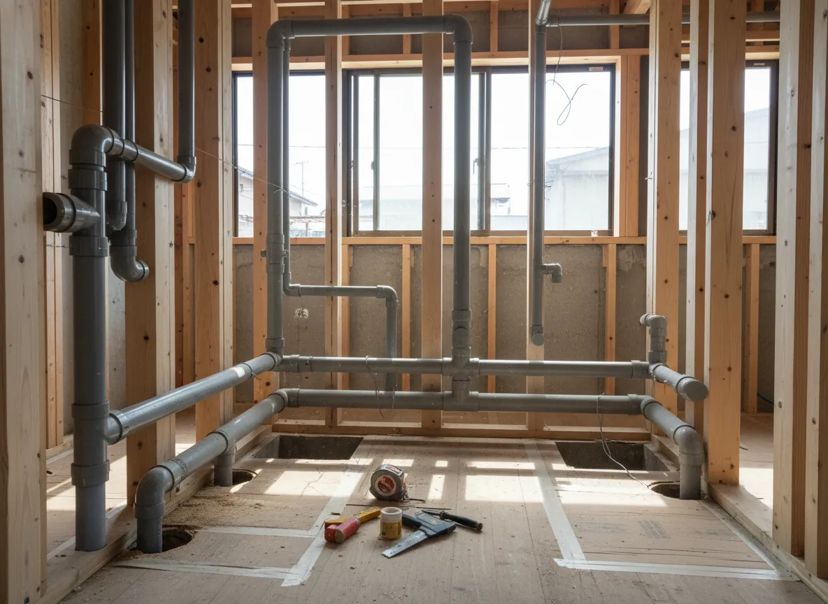 スマホで工事現場を撮影するイメージ