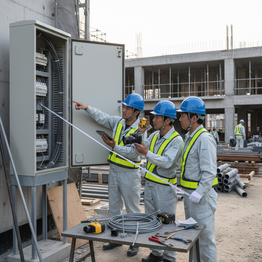 絶縁抵抗測定の様子