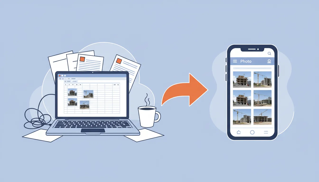工事写真台帳をエクセルで作る方法