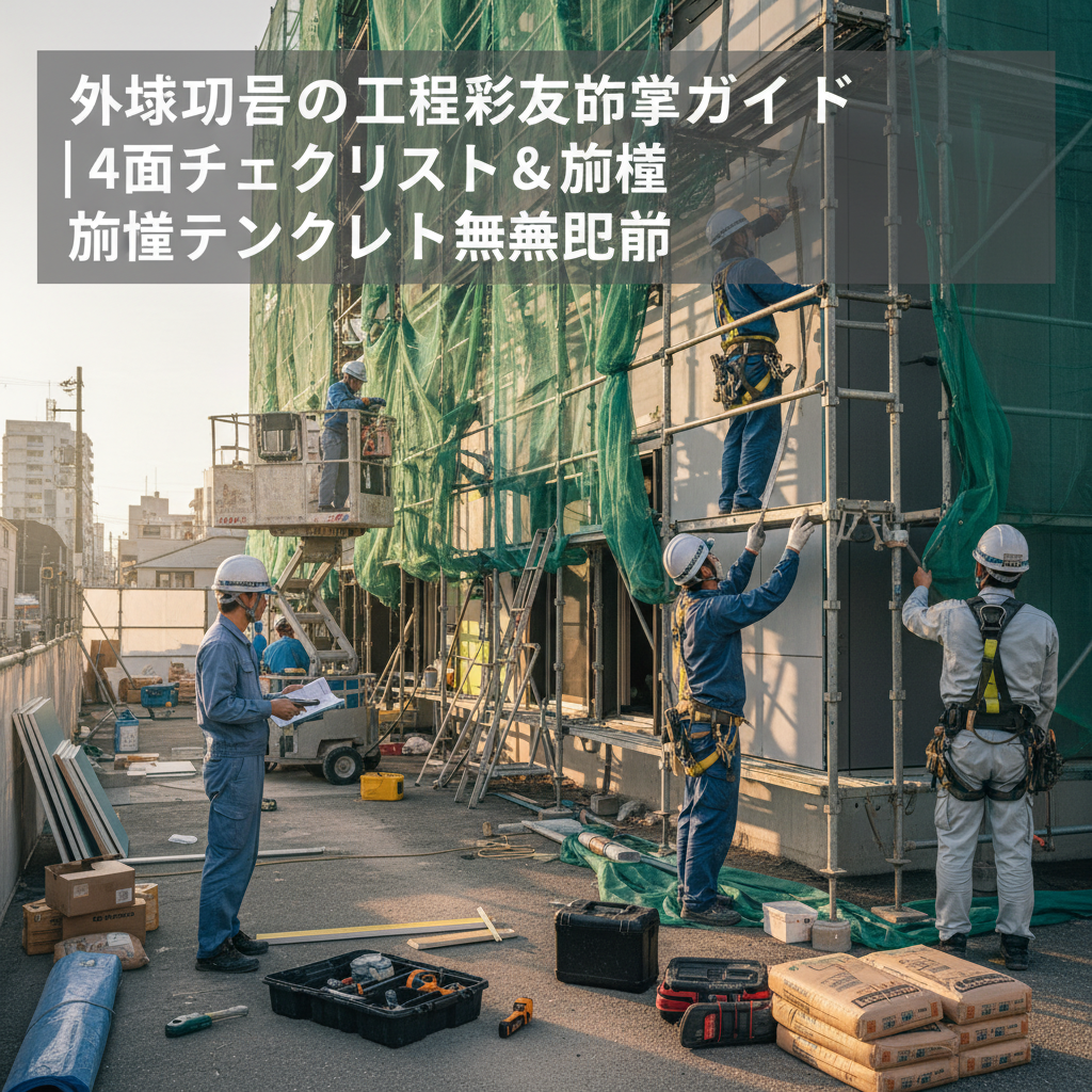 外壁工事の写真管理