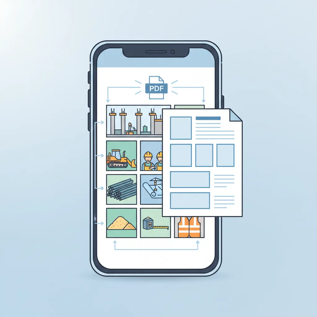 スマホで工事写真台帳を作る方法